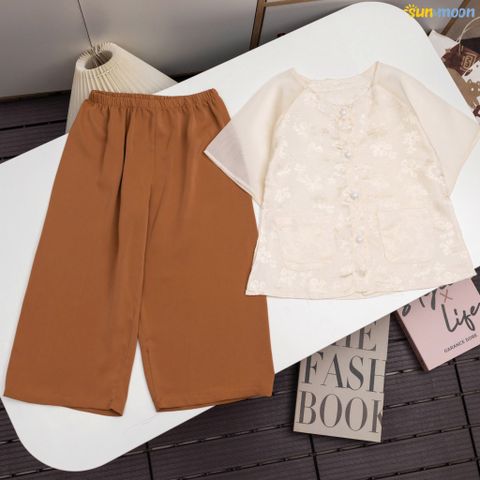  Bộ bà ba gấm núit cài 