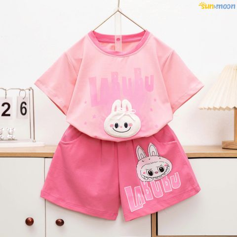  Bộ short thun đầu Labubu gòn 