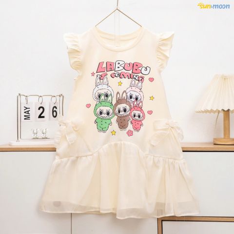  Đầm lai ren 5 Labubu coming 