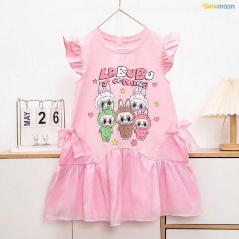  Đầm lai ren 5 Labubu coming 