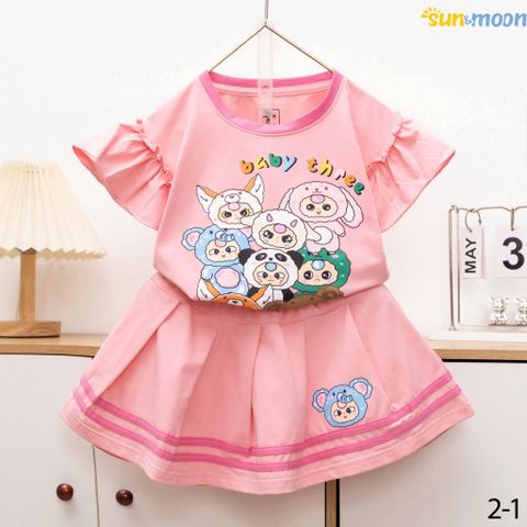  Bộ váy thun tay loe Baby three 