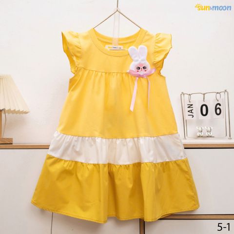  Đầm 3 tầng đầu baby three gòn nơ 