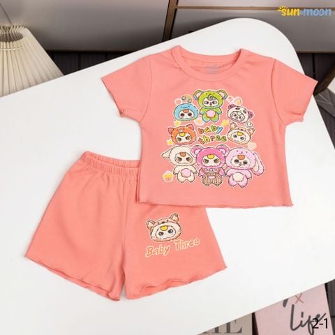  Bộ đùi thun borip nhiều Baby three 