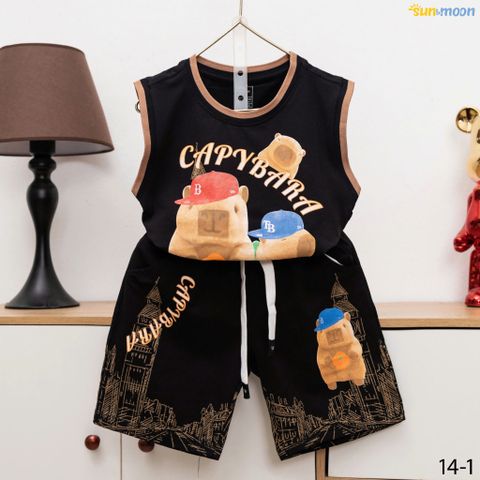  Bộ thun SN loang Capy ôm cam 