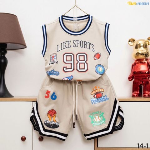  Bộ thun SN bo viền LIKE SPORTS 98 