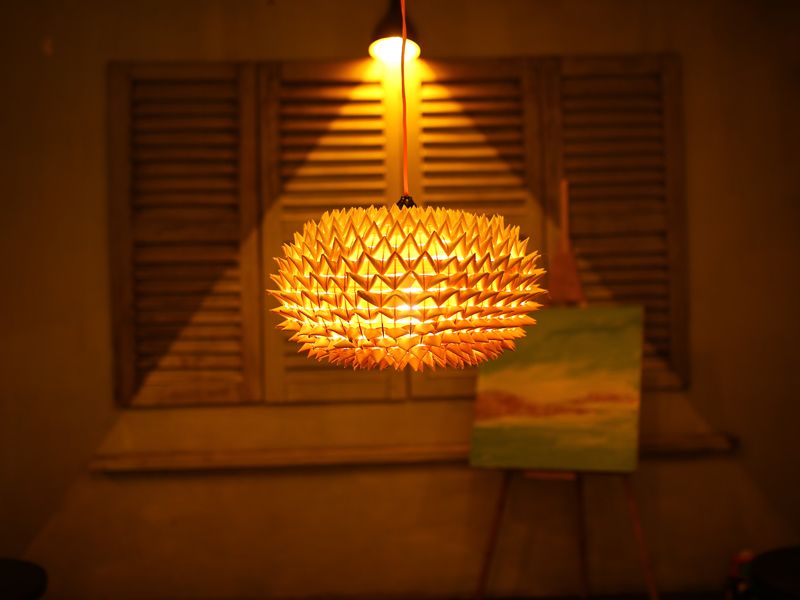  Đèn trang trí thả lá Dừa 