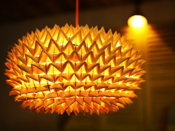 Đèn trang trí thả lá Dừa 2019-6