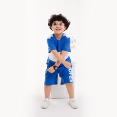 Đồ bộ bé trai thời trang cao cấp KWD1009-Xanh