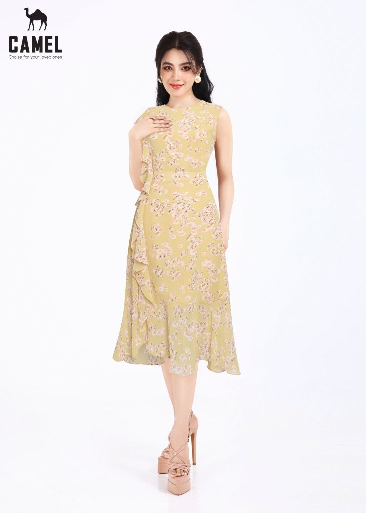 Đầm nữ họa tiết CWF.IF1223