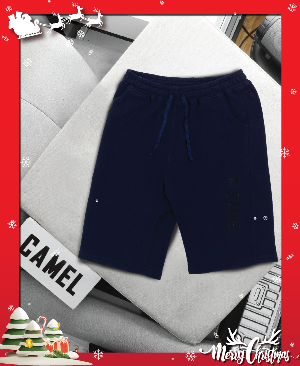 Quần short nam cao cấp Camel CMQ001- Xanh đen
