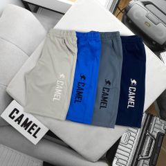 Quần short nam cao cấp Camel CMQ002- Xám trắng