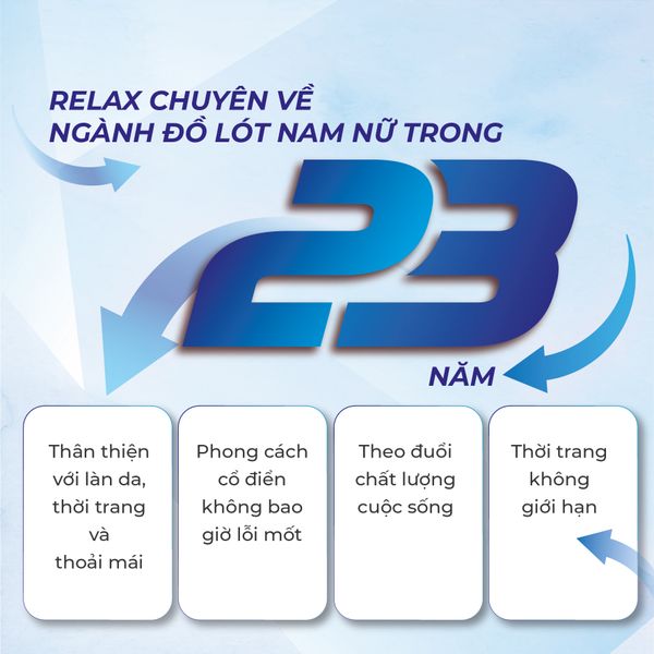 Quần sịp tam giác cao cấp Relax RLTK014 co giãn, thoáng mát, thấm hút mồ hôi tốt