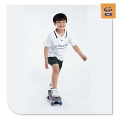 Đồ bộ bé trai thời trang cao cấp KWD1001-trắng