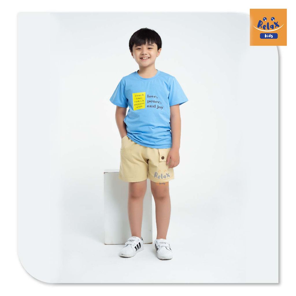 Đồ bộ bé trai thời trang cao cấp KWD1002- Xanh