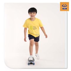 Đồ bộ bé trai thời trang cao cấp KWD1002- Vàng