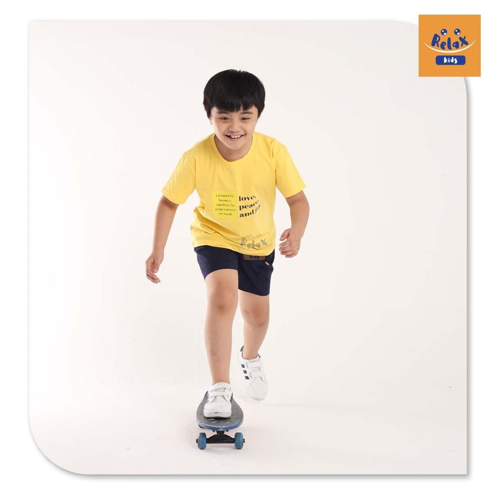 Đồ bộ bé trai thời trang cao cấp KWD1002- Vàng