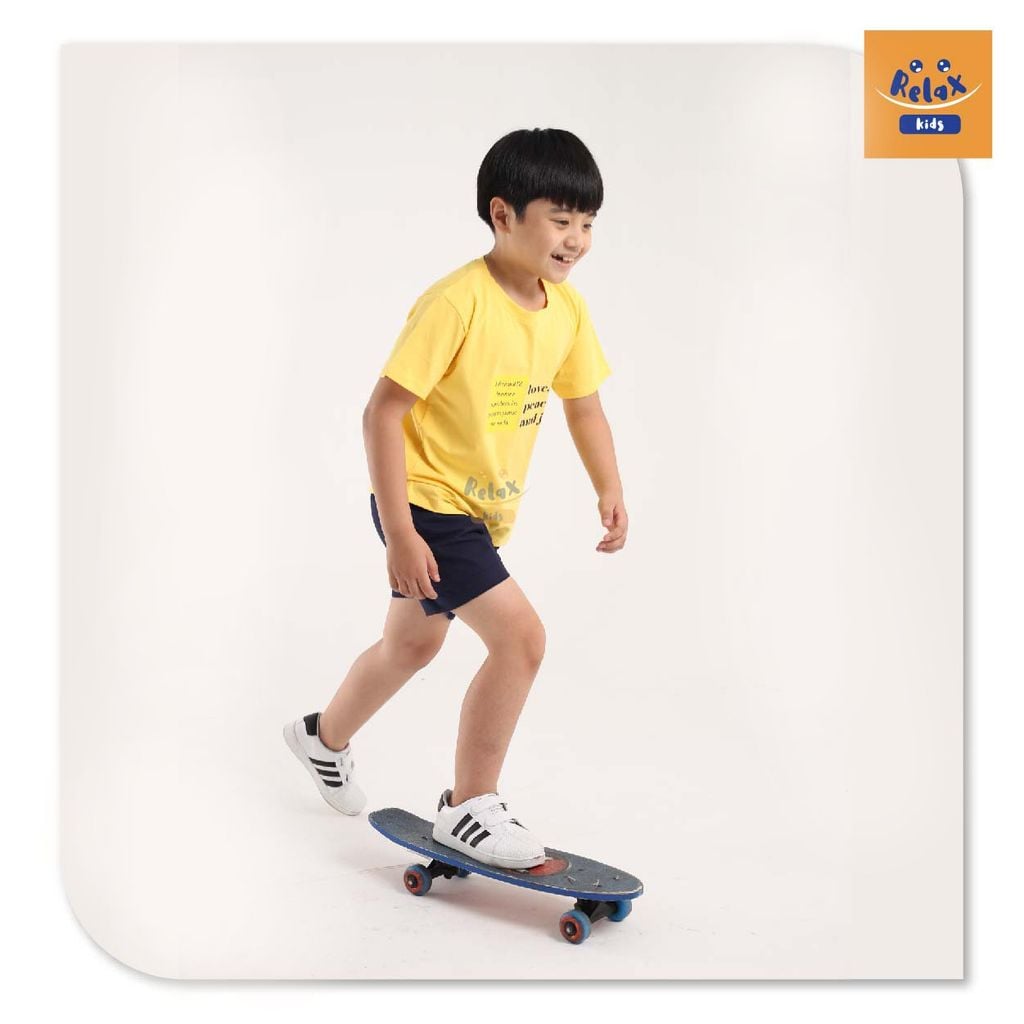 Đồ bộ bé trai thời trang cao cấp KWD1004-Vàng