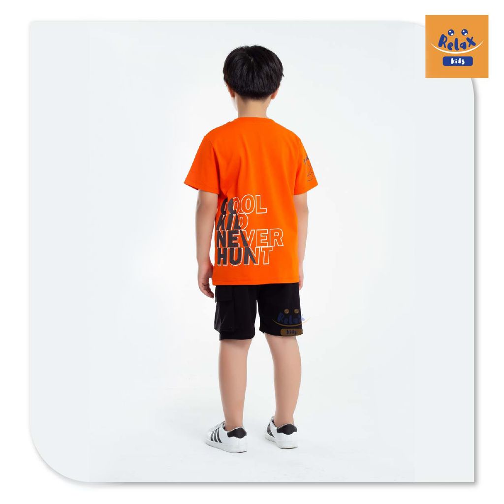 Đồ bộ bé trai thời trang cao cấp KWD1004-Cam