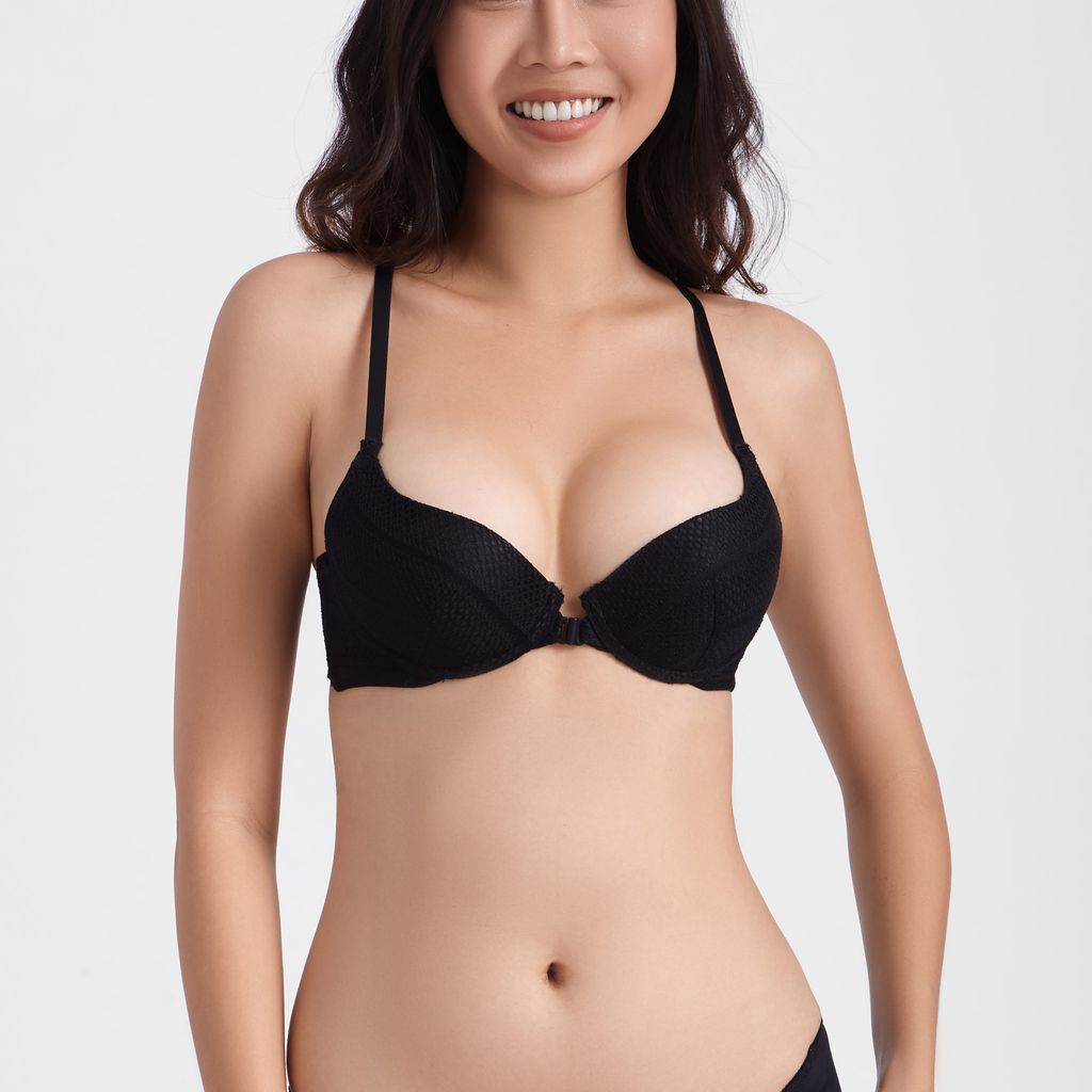 ÁO NGỰC NỮ RAY005 - CÚP T-SHIRT MÚT VỪA, MÓC CÀI TRƯỚC