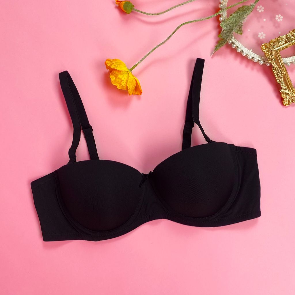 ÁO NGỰC TRƠN NỮ RAY026 MÚT DÀY CÚP DEMI, CÓ GỌNG