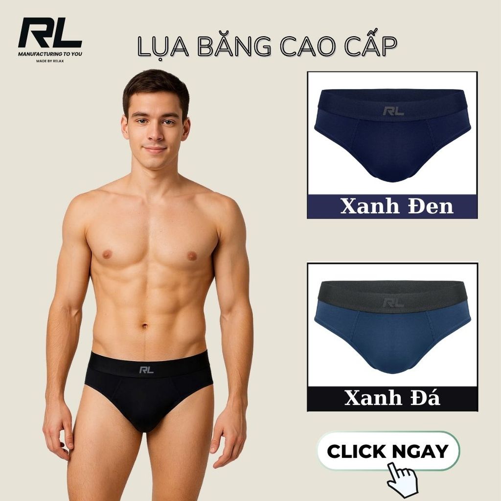 [COMBO 3 TẶNG 3] FREE SHIP Quần lót tam giác  nam vải modal cao cấp RDO138  thoáng mát kháng khuẩn, khử mùi tốt RL Original