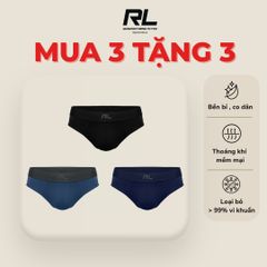 [COMBO 3 TẶNG 3] FREE SHIP Quần lót tam giác  nam vải modal cao cấp RDO138  thoáng mát kháng khuẩn, khử mùi tốt RL Original