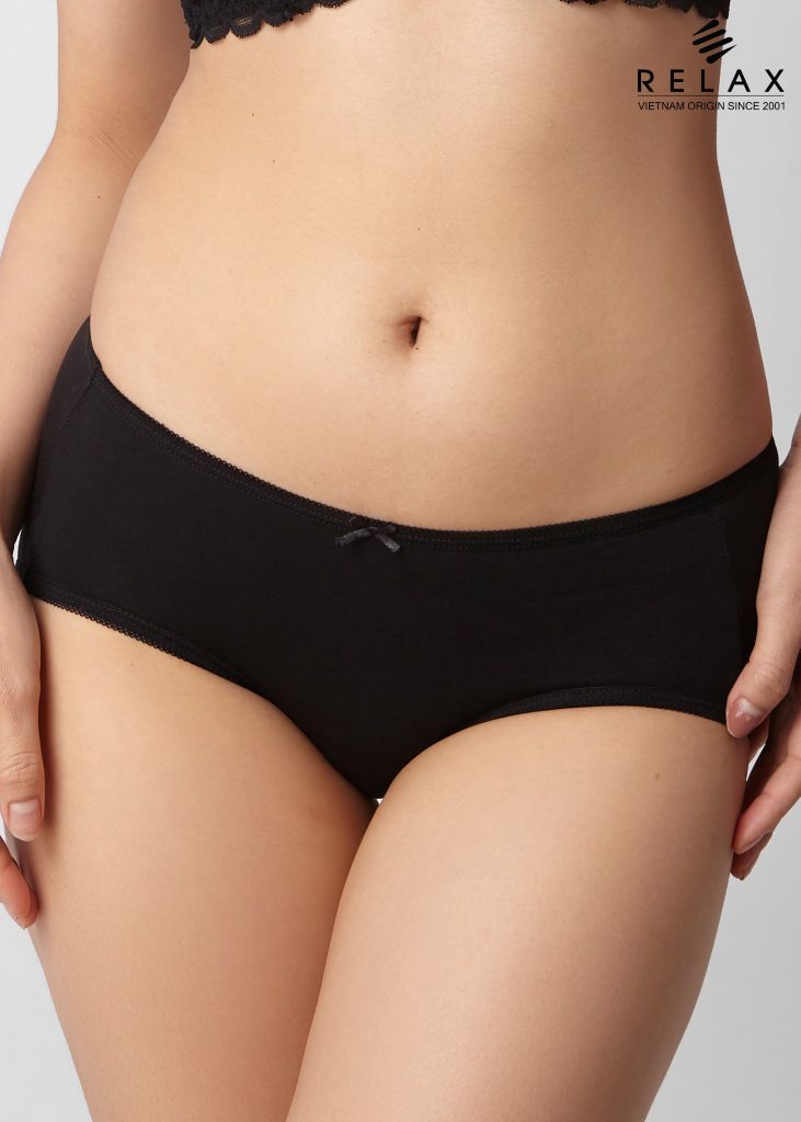 Quần lót nữ midi RQW008- Cotton trơn