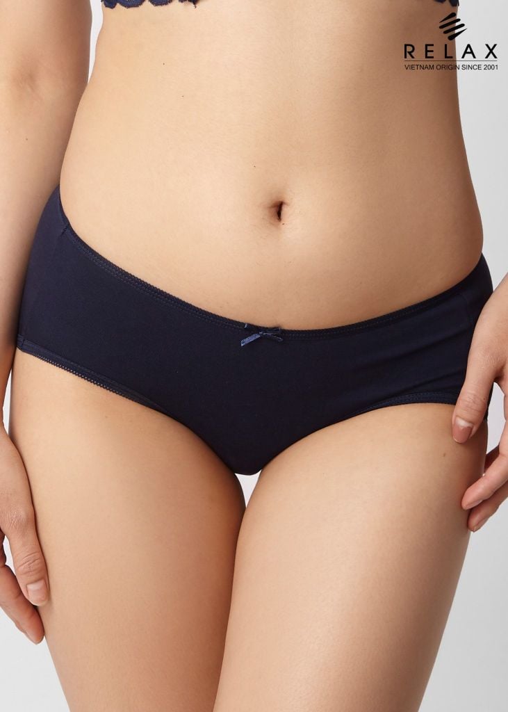 Quần lót nữ midi RQW008- Cotton trơn