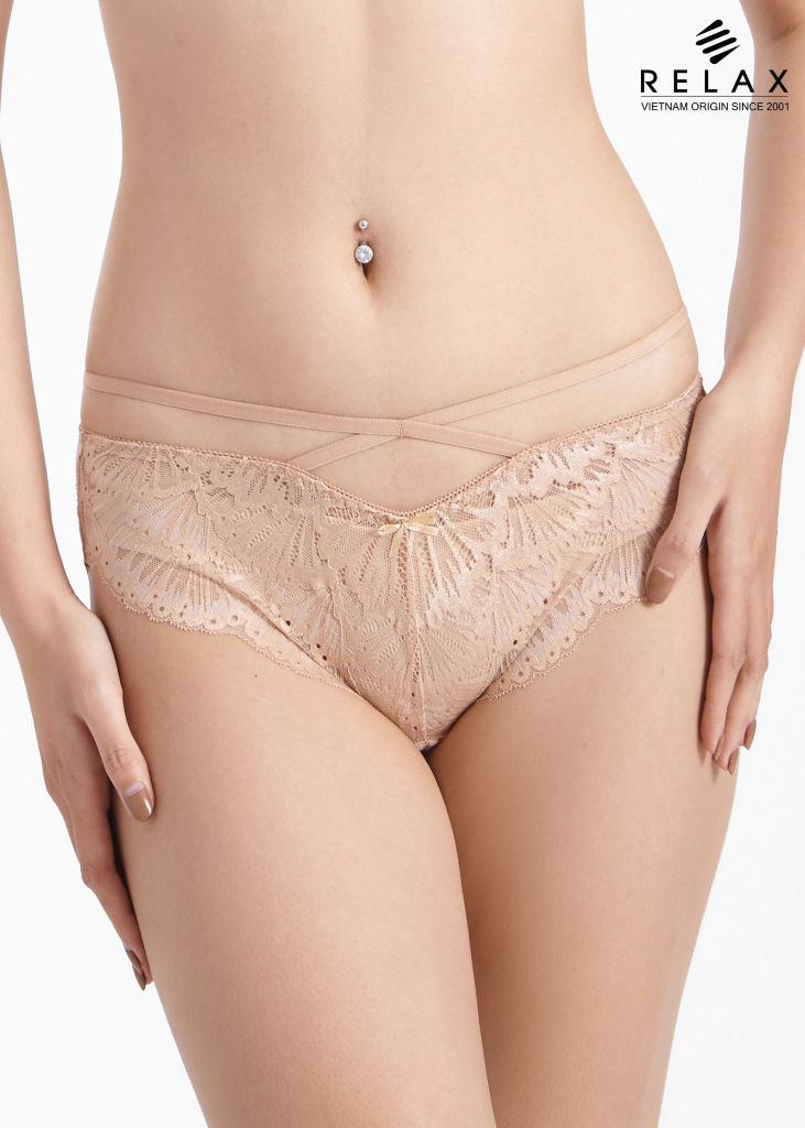 Quần lót nữ phối ren RQY001 sexy mềm mại cao cấp, quần lót thoáng mát gợi cảm tôn dáng