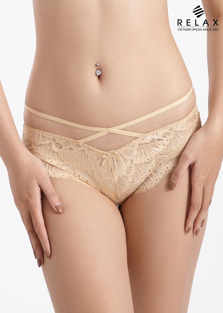 Quần lót nữ phối ren RQY001 sexy mềm mại cao cấp, quần lót thoáng mát gợi cảm tôn dáng