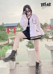 ÁO KHOÁC CADIGAN RUCDG001- TRẮNG