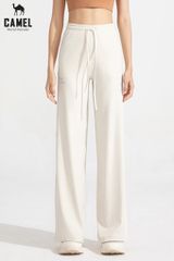 Quần Dài Thể Thao Nữ Ống Loe Tập Gym Yoga Cầu Lông Đi Chơi Camel CWSQ.T002