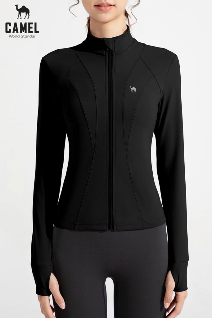 ÁO KHOÁC THỂ THAO BODY NỮ CAMEL CAO CẤP CWSA.T023