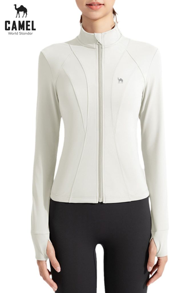 ÁO KHOÁC THỂ THAO BODY NỮ CAMEL CAO CẤP CWSA.T023
