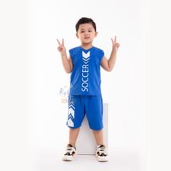 Đồ bộ bé trai thời trang cao cấp KWN1007 -Xanh