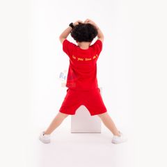 Đồ bộ bé trai thời trang cao cấp KWN1004 - Đỏ