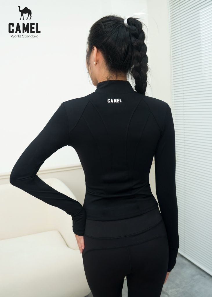 ÁO KHOÁC THỂ THAO BODY NỮ CAMEL CAO CẤP CWSA.T023