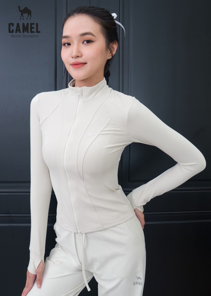 ÁO KHOÁC THỂ THAO BODY NỮ CAMEL CAO CẤP CWSA.T023