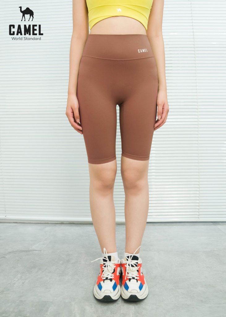 Camel Quần Bike short thể thao cơ bản lưng cao thể thao CWSQ.T006