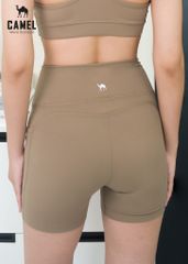 Camel Quần Bike short thể thao cơ bản lưng cao thể thao CWSQ.T007
