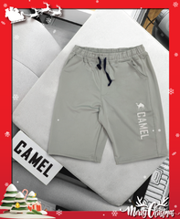 Quần short nam cao cấp Camel CMQ002- Xám trắng