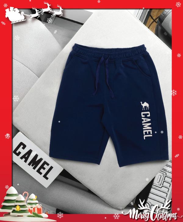 Quần short nam cao cấp Camel CMQ002- Xanh đen