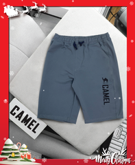 Quần short nam cao cấp Camel CMQ002- Xám Đậm