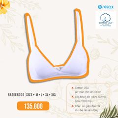 Áo lót bé gái RATEEN006- Không mouse không gọng cài sau