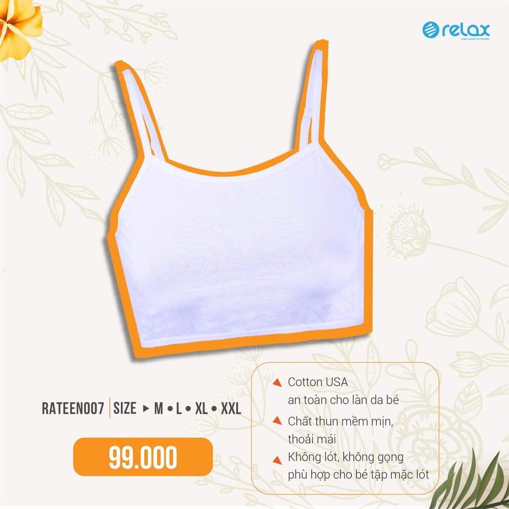 Áo lót bé gái RATEEN007- Không mouse không gọng