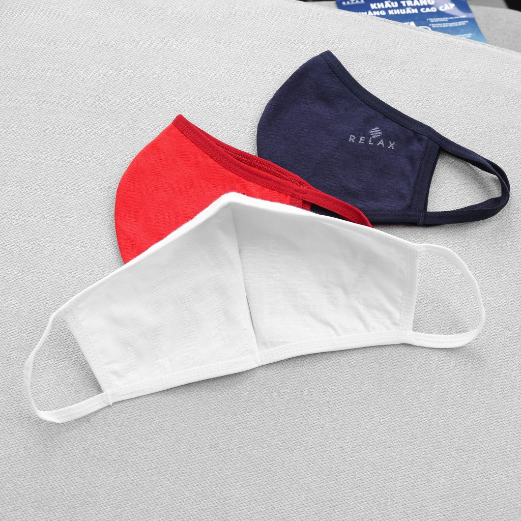 Khẩu trang vải kháng khuẩn Relax ( 1 COMBO 6 cái ) KT2L2C MÀU NGẪU NHIÊN