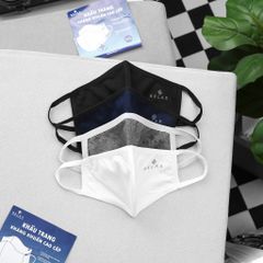 Khẩu trang vải kháng khuẩn Relax KT2L2C MÀU NGẪU NHIÊN , khẩu trang thời trang cao cấp sang trọng - RELAX FAMILY