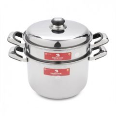 Xửng hấp inox Happy Cook 3 đáy 26cm