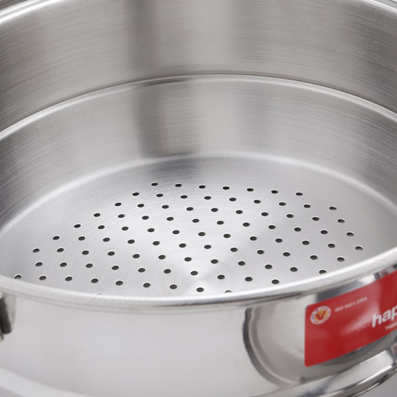 Xửng hấp inox Happy Cook 3 đáy 24cm