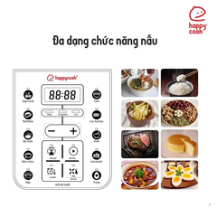 Nồi áp suất điện tử Happy Cook 6L HEPC-600SV